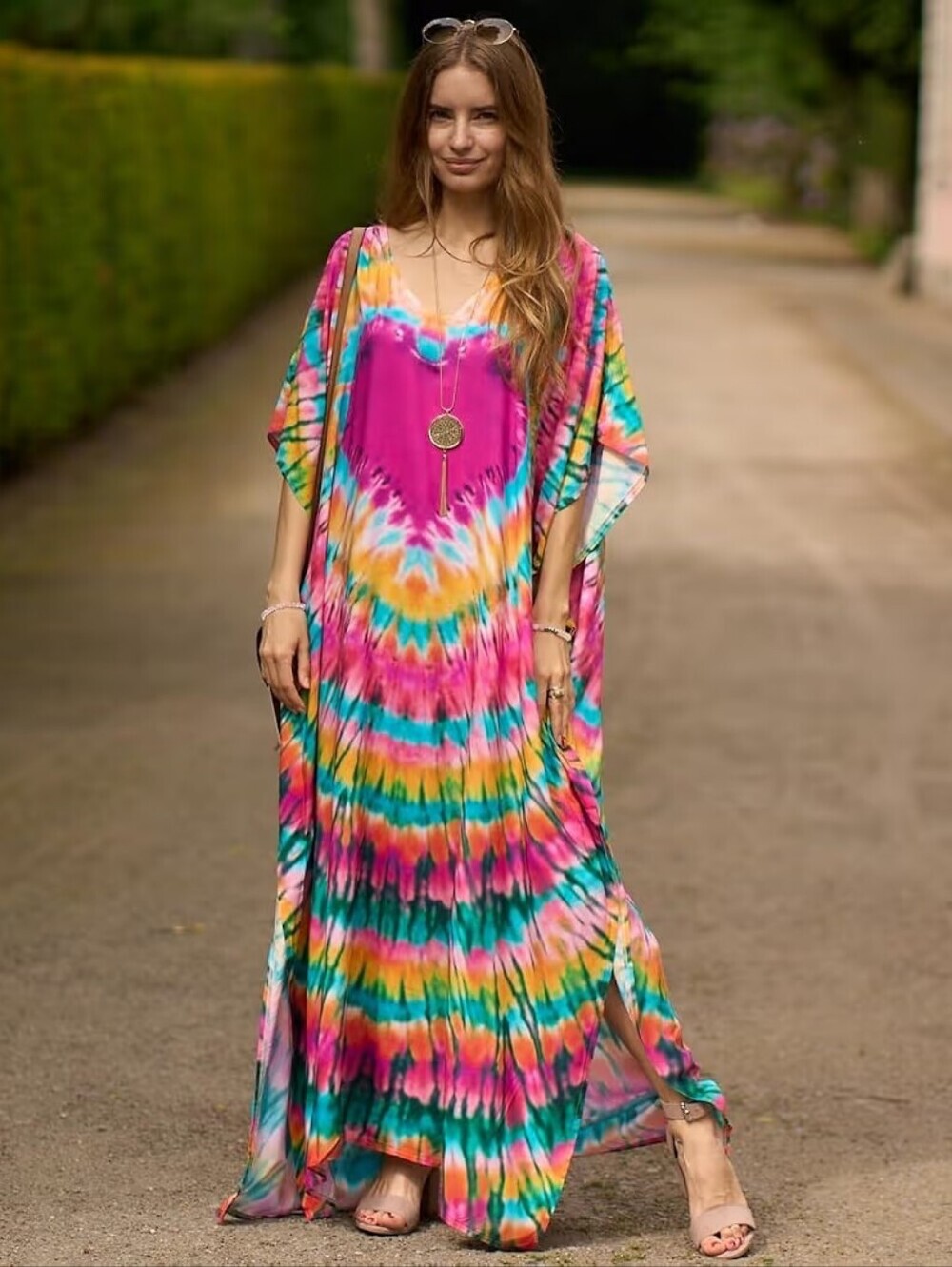 Kaftan Dress Cover Up One Size